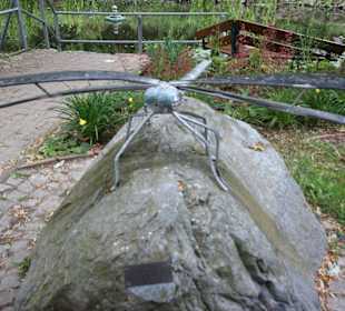 Skulptur Libelle
