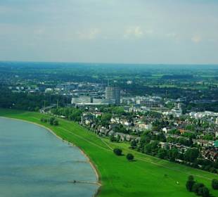 Vom Rheinturm runter verschiedene Fenster