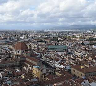 Ausblick von der Terrasse der Dom-Kuppel