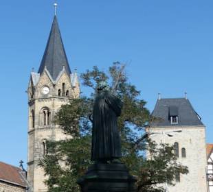 Unterwegs in der Altstadt von Eisenach