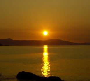 Sonnenuntergang Chania Hafen