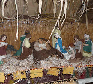 Krippe in der Kirche