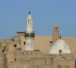 Moschee im Luxor Tempel