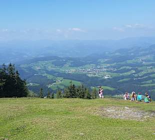Blick hinunter ins Tal