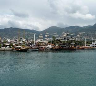 Ausflugsboote in Alanya