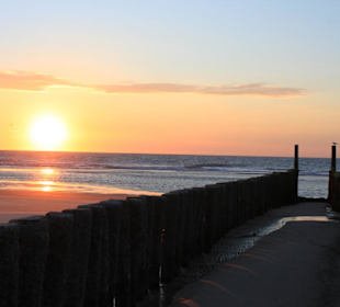 Sonnenuntergang in Domburg
