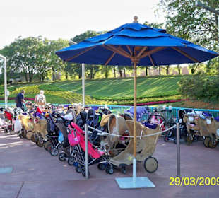 Buggy- bzw. Stroller-Parkplatz