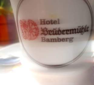 An den Tassen Werbung