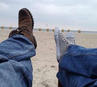 Wir am Südstrand