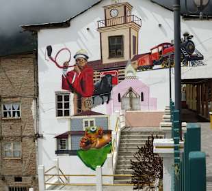 Schönes Wandgemälde