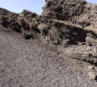 Scharfe Abbruchkanten