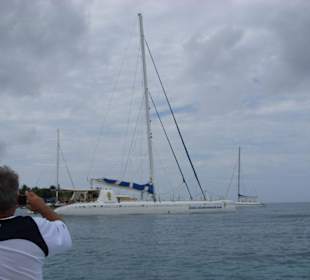 Katamaran(soll der größte der Karibik sein)