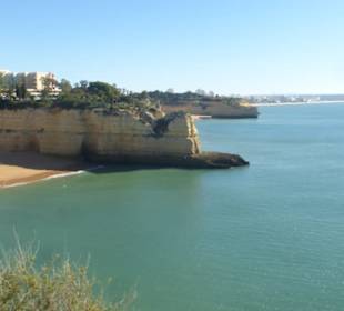 Blick zur Praia de Nossa Senhora da Rocha