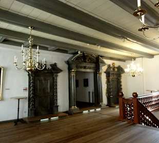 Die erste Etage mit den Sälen