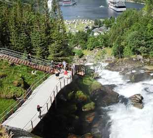 Wasserfall Hellesylt