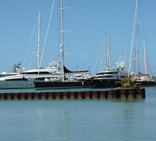 Im Hafen von St. Maarten