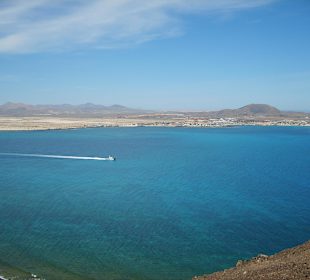 Blick nach Corralejo.
