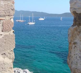 Widok z zamku w Bodrum