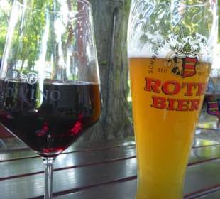 Abend im Biergarten Naturfreundehaus Schweinfurt