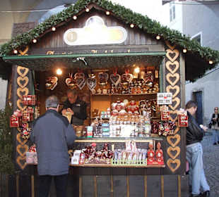 Stand auf dem Salzburger Weihnachtsmarkt 2009
