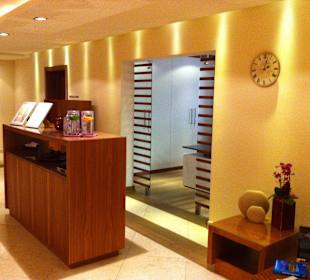 Empfang Fitness-Studio