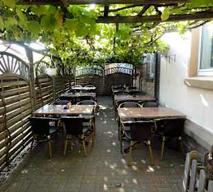 Die Terrasse des Restaurant El Greco