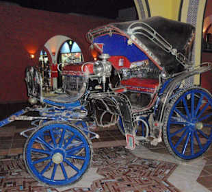 Kutsche am Eingang