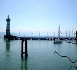 Lindau Hafen Einfahrt