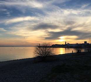 Auch bei Sonnenuntergang schön