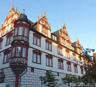 Das Stadthaus am Marktplatz von Coburg