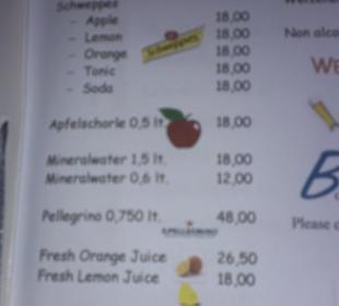 Alkoholfreie Getränke