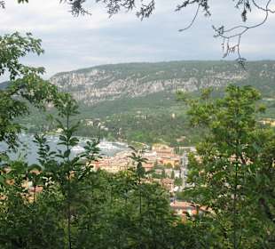 Blick auf Garda von Madonna del Pign