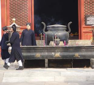 Mönche Dongyue-Tempel