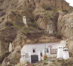 Unter den Kaminen sind Wohnungen