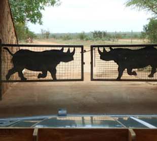 Bacuma Gate zum Tsavo Ost