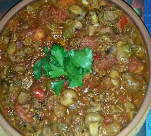 Lecker osmanische Pfanne in der Dennis