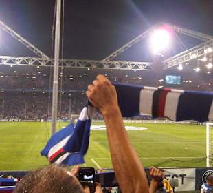 Partita della Sampdoria,vista del campo