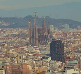 Panoramablick auf Barcelona