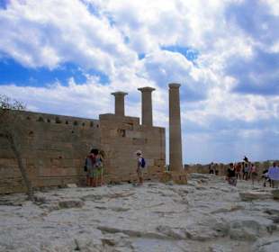 In der Festung von Lindos