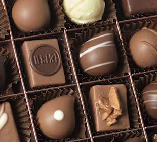 Leckere Pralinen der Conditorei Heini