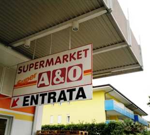 Eingang Supermarkt