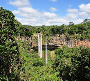Chamarel-Wasserfall