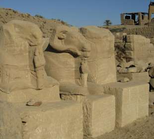 Karnak Komplex, im Tempel Mut