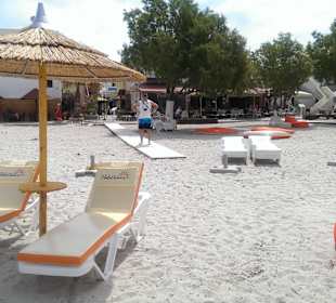 Strand von Mastichari hier kann man bequem liegen