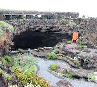 Von Manrique angelegter Garten