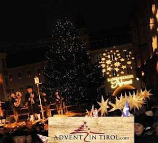 Christbaum am Stadtplatz