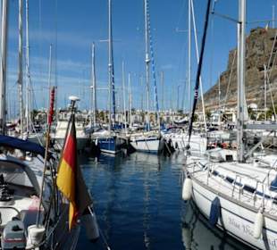 Auch deutsche Yachten ankern hier