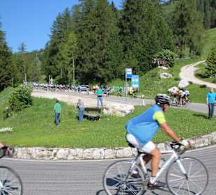 Massen von Radfahrern