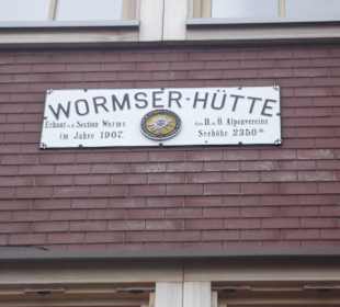 Die Wormser Hütte
