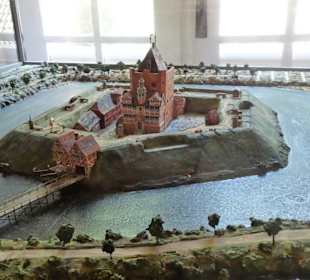 Modell der historischen Schlossanlage